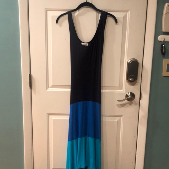 Stunning CALVIN KLEIN ASYMMETRICAL SUMMER DRESS - Picture 2 of 7